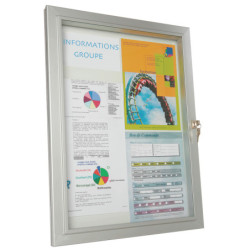 Paire de pieds pour vitrine extérieure Classique 45
