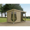 paroi coupe vent en option