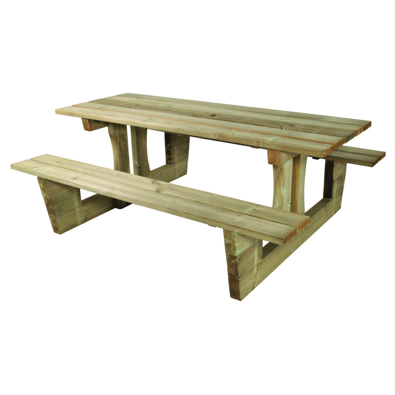 table pique-nique bois Forestière