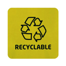 poubelle de ville lames recyclées