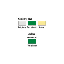 corbeille extérieure plastique Papier