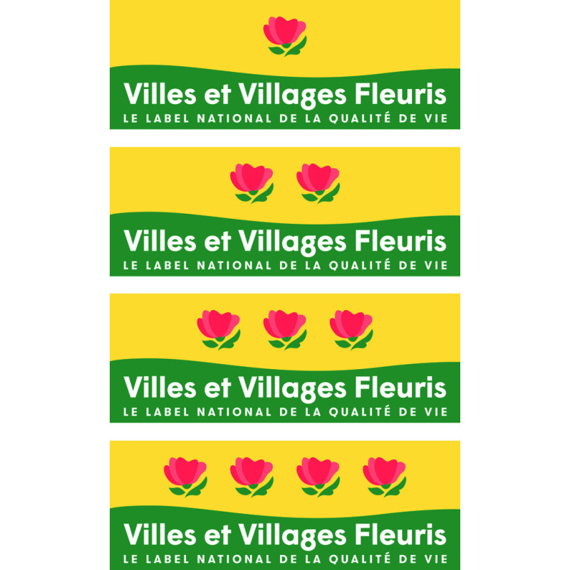 panneau "Ville fleurie" ou " Village fleuri"