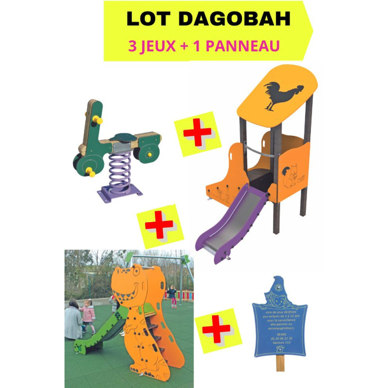 LOT DE JEUX ENFANTS DAGOBAH