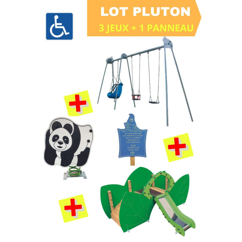 LOT JEUX INCLUSIFS PLUTON