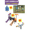 LOT JEUX EXTERIEURS ENFANTS CORELLIA