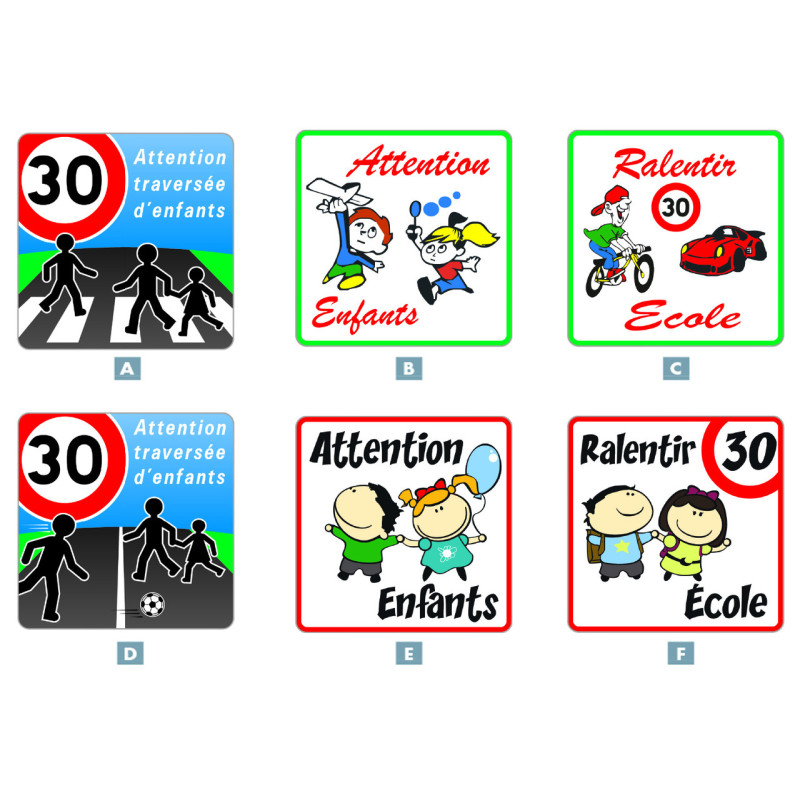 panneau de signalisation Sécurité enfants