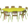 table maternelle Fleur