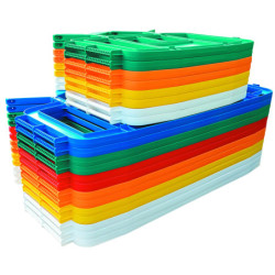 10 barrières de sécurité Polypro