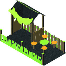 Modèle avec terrasse