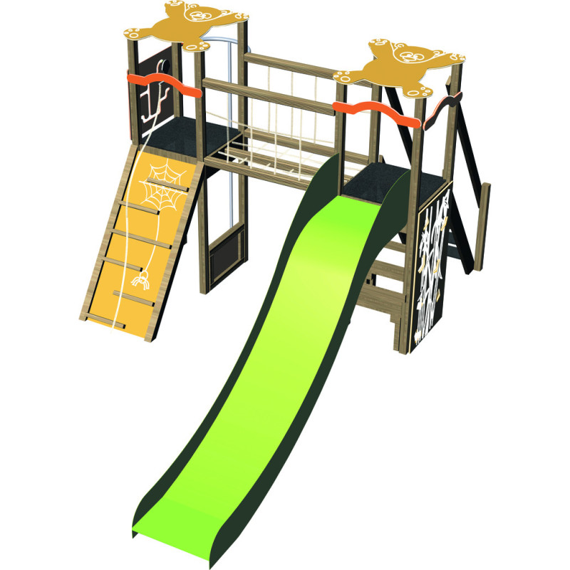 structure multijeux enfant Panda 3 à 12 ans