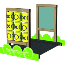 Wagon panneaux ludiques