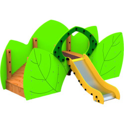 toboggan de jeu Parc Feuille 1 à 6 ans