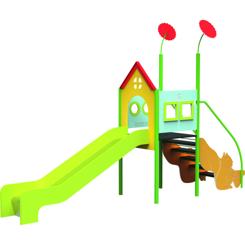 toboggan la Casetta 2 à 10 ans