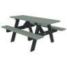 Offre 3 tables pique-nique Quiberon + 1 corbeille 70 L