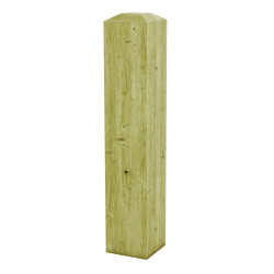 borne bois Carrée fixe