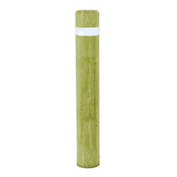 borne ronde en bois...