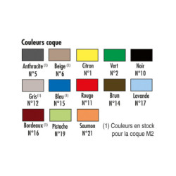 chaise assemblable Charlotte assise coque
