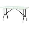 table polyéthylène pliante rectangulaire