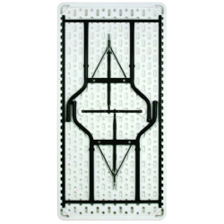 table polyéthylène pliante rectangulaire