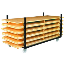 chariot de tables grande...