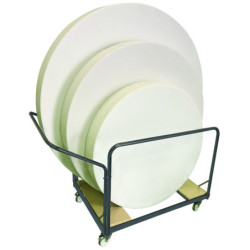 chariot de tables rondes