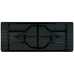 table rectangulaire noire pliante