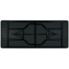 table rectangulaire noire pliante