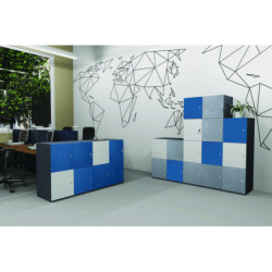 casiers bureau bois