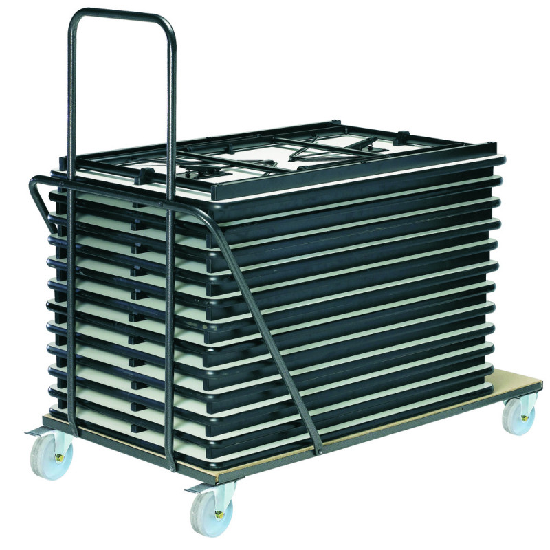 chariot de transport tables pliantes