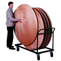 Chariot tables rondes