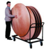 Chariot tables rondes