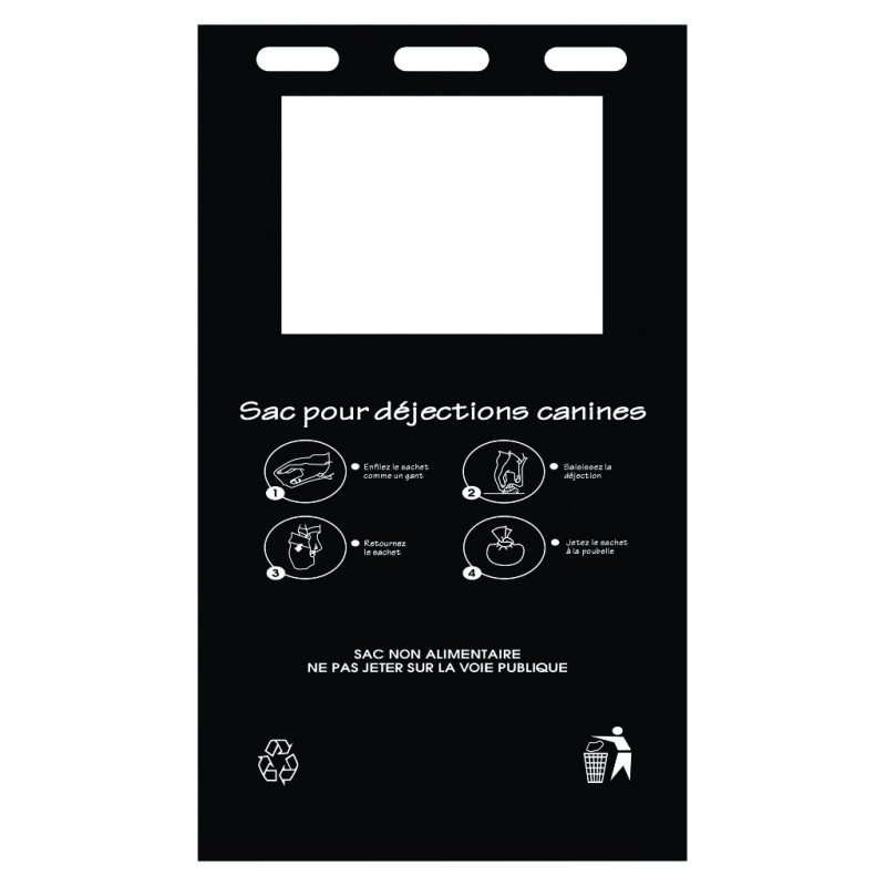 sacs hygiène canine recyclables