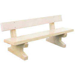 banc public béton Tremble