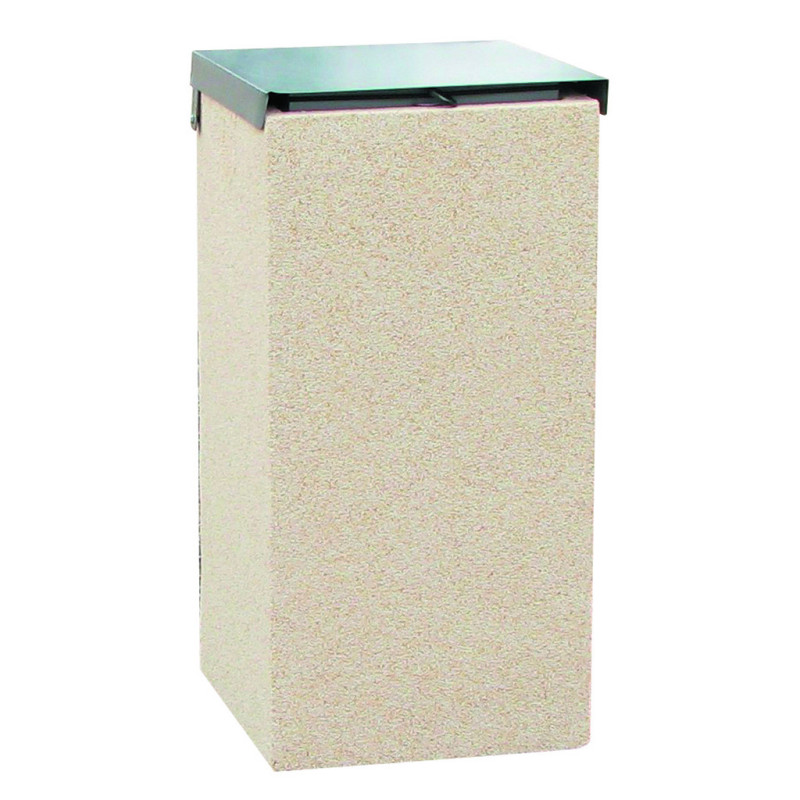 poubelle en béton Bac Papier