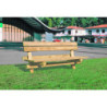 banc urbain en bois Isérois