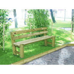 banc tout bois Fixe