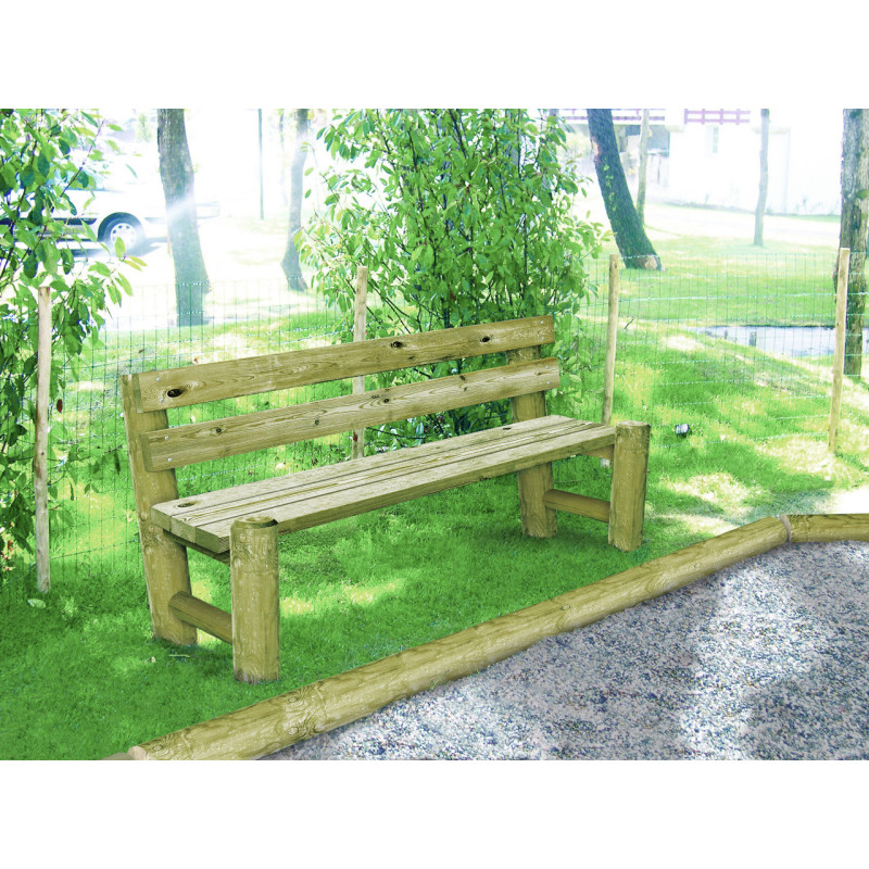 banc tout bois Fixe