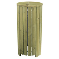 corbeilla propreté en bois...