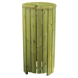corbeille propreté en bois...