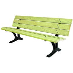 banc urbain Aneto en pin