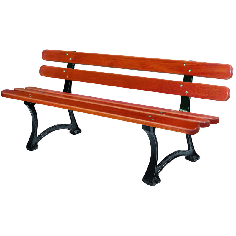 banc bois Mont Blanc coins arrondis