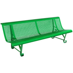 Banc 2 pieds RAL 6005