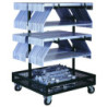 Chariot de transport pour accessoires (60 entretoises +?30?pieds), dim. : 130 x 130 x haut. 180 cm