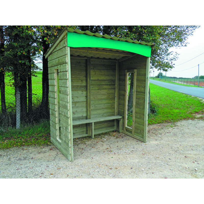 abribus bois Alpin L. 200 ou 300 cm