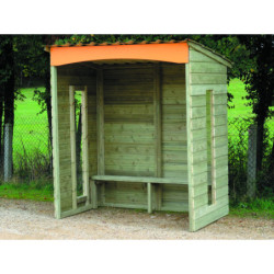 abribus bois Alpin L. 200 ou 300 cm