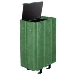 poubelle en plastique recyclé Léa
