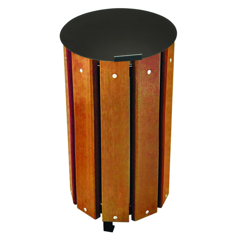 corbeille de ville Léa XL exotique
