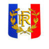 Modèle tricolore + R.F. + palmes