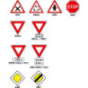 panneaux routiers Type AB - Intersection et priorité