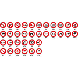 panneaux routiers Type B -...